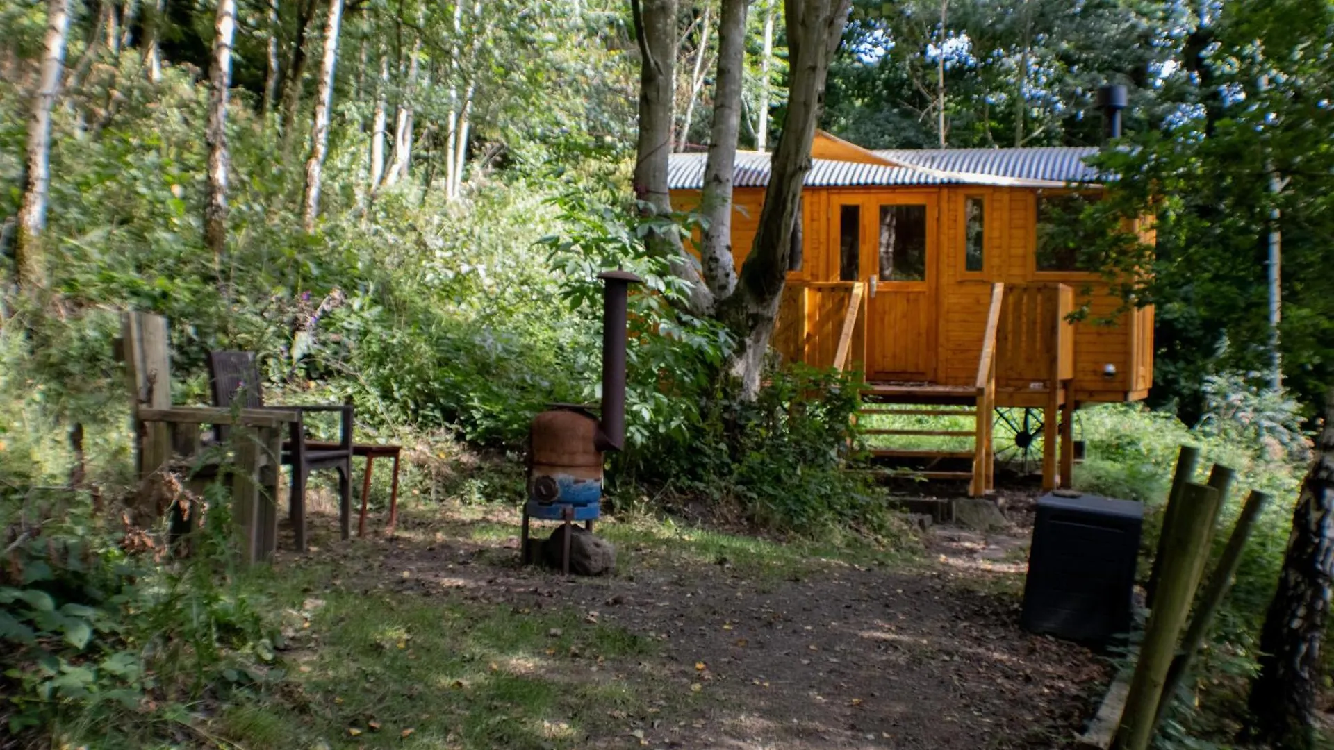 Peggy'S Cabin In The Woods Hebden Bridge Parque de Campismo